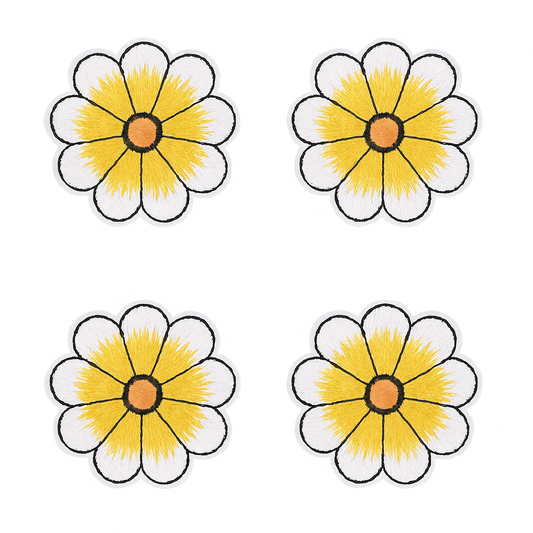 Lot de 4 Patch écusson thermocollant