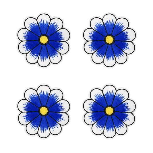 Lot de 4 Patch écusson thermocollant