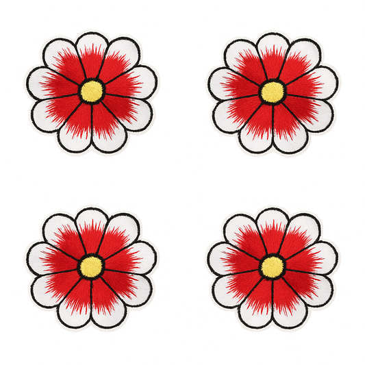 Lot de 4 Patch écusson thermocollant