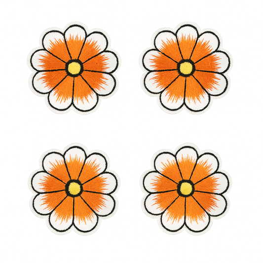 Lot de 4 Patch écusson thermocollant