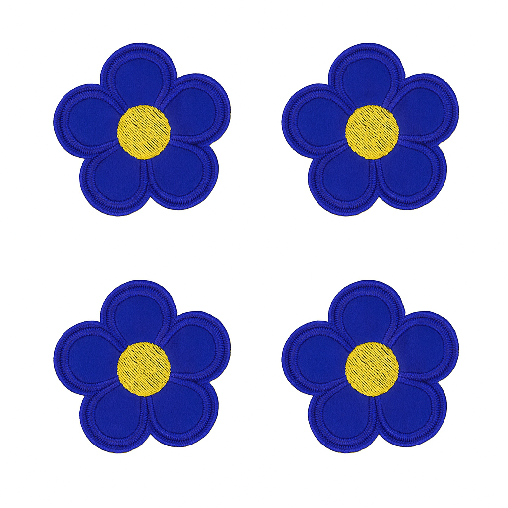 Lot de 4 Patch écusson thermocollant