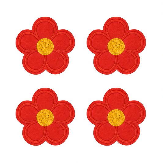 Lot de 4 Patch écusson thermocollant