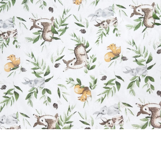Coupon 50x50cm - Tissu coton Motif animaux
