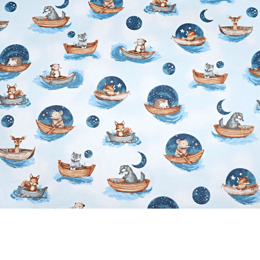 Coupon 50x50cm - Tissu coton Motif animaux