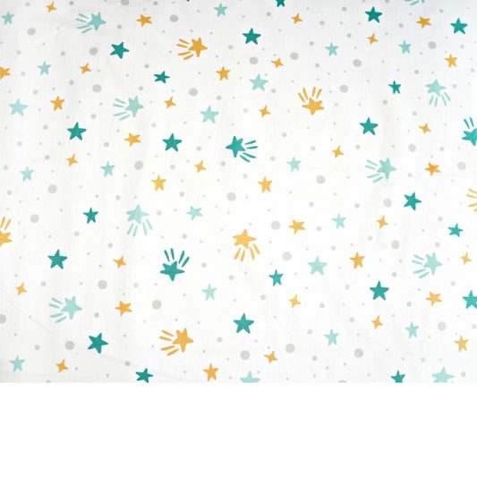 Coupon 50x50cm - Tissu coton Motif étoiles