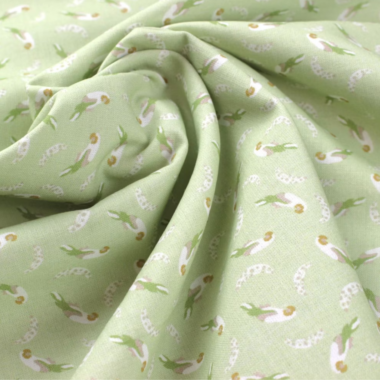 Coupon 45x45cm - Tissu coton Motif oiseaux