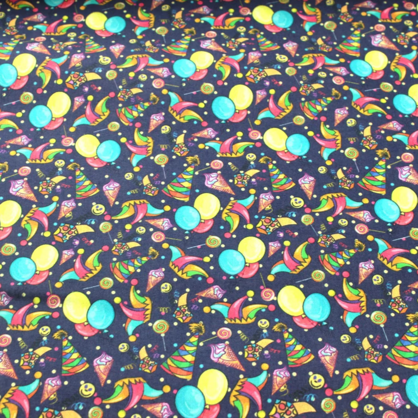 Coupon 45x45cm - Tissu coton Motif fiesta