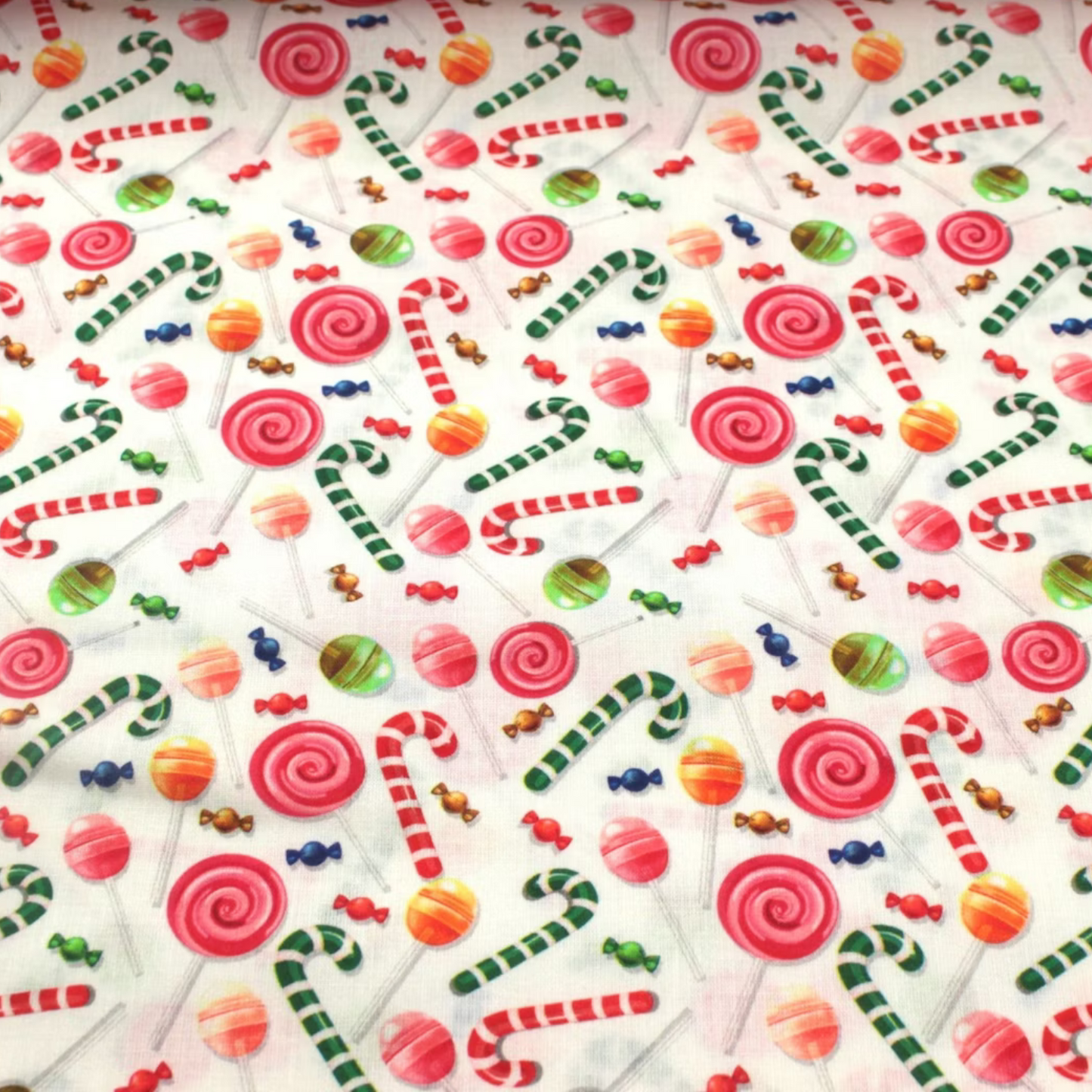 Coupon 45x45cm - Tissu coton Motif bonbons