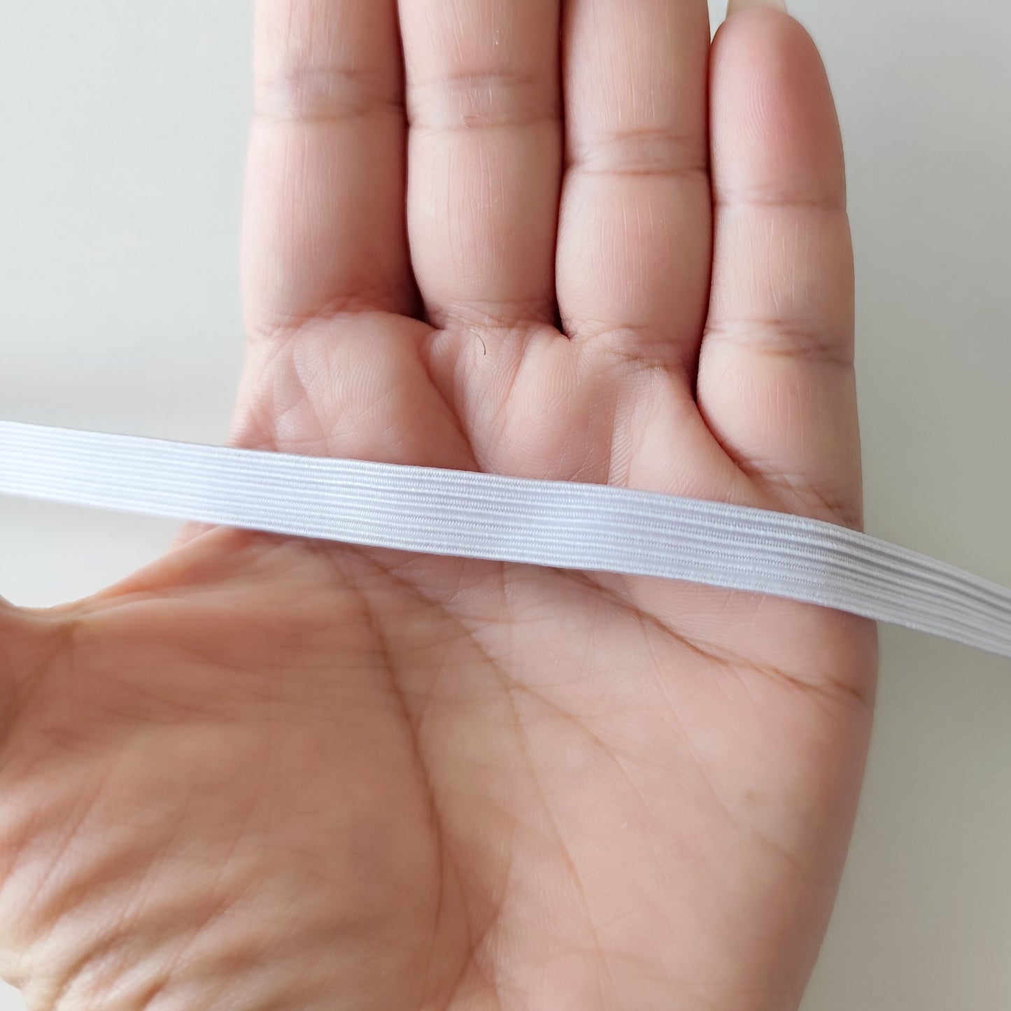3 Mètres d'élastique plat blanc de 10mm