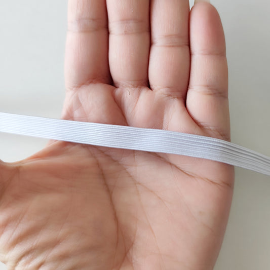 3 Mètres d'élastique plat blanc de 10mm