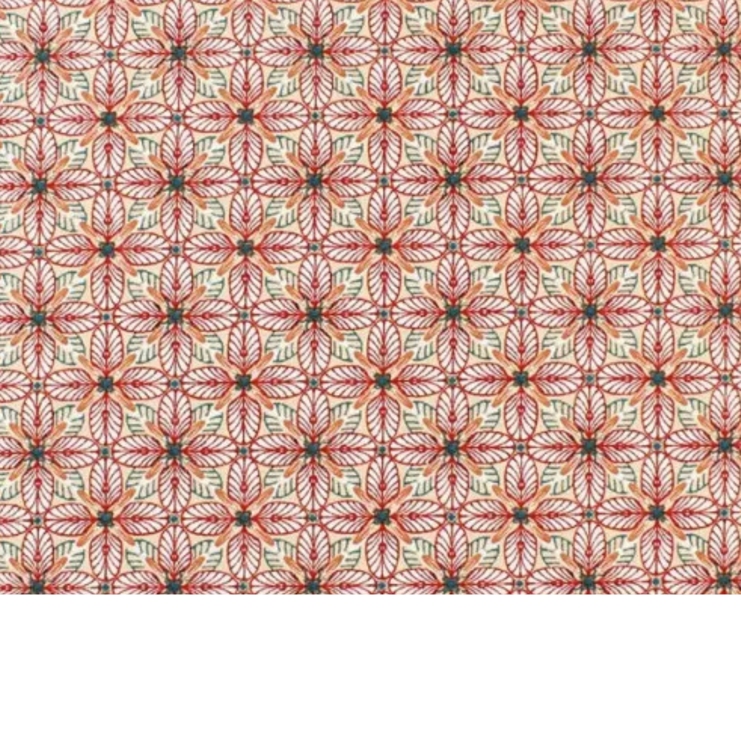Coupon 45x45cm - Tissu coton Motif fleurs