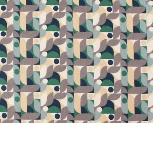 Coupon 45x45cm - Tissu coton Motif formes géométriques