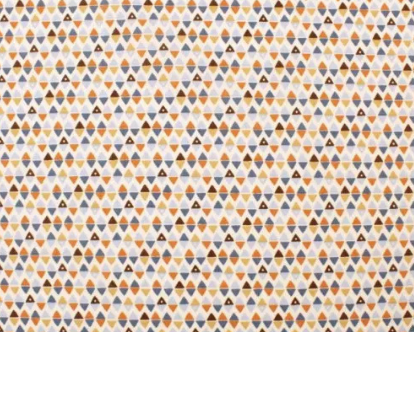 Coupon 50x50cm - Tissu coton Motif triangles
