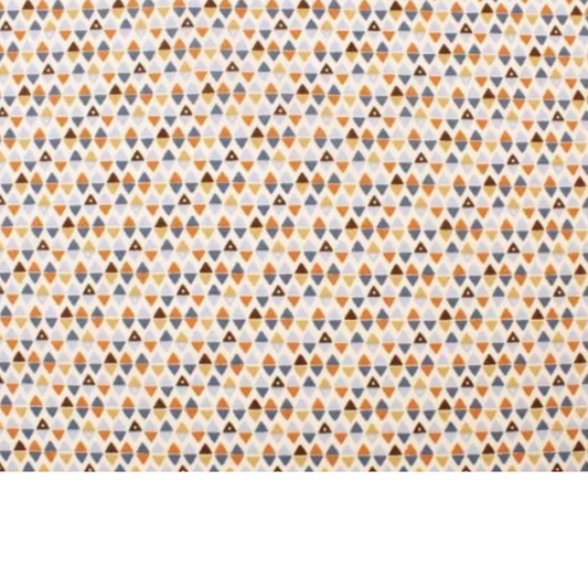 Coupon 50x50cm - Tissu coton Motif triangles