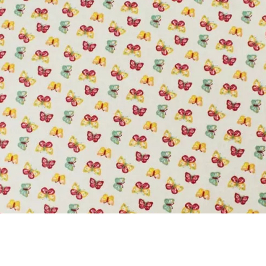 Coupon 45x45cm - Tissu coton Motif papillons