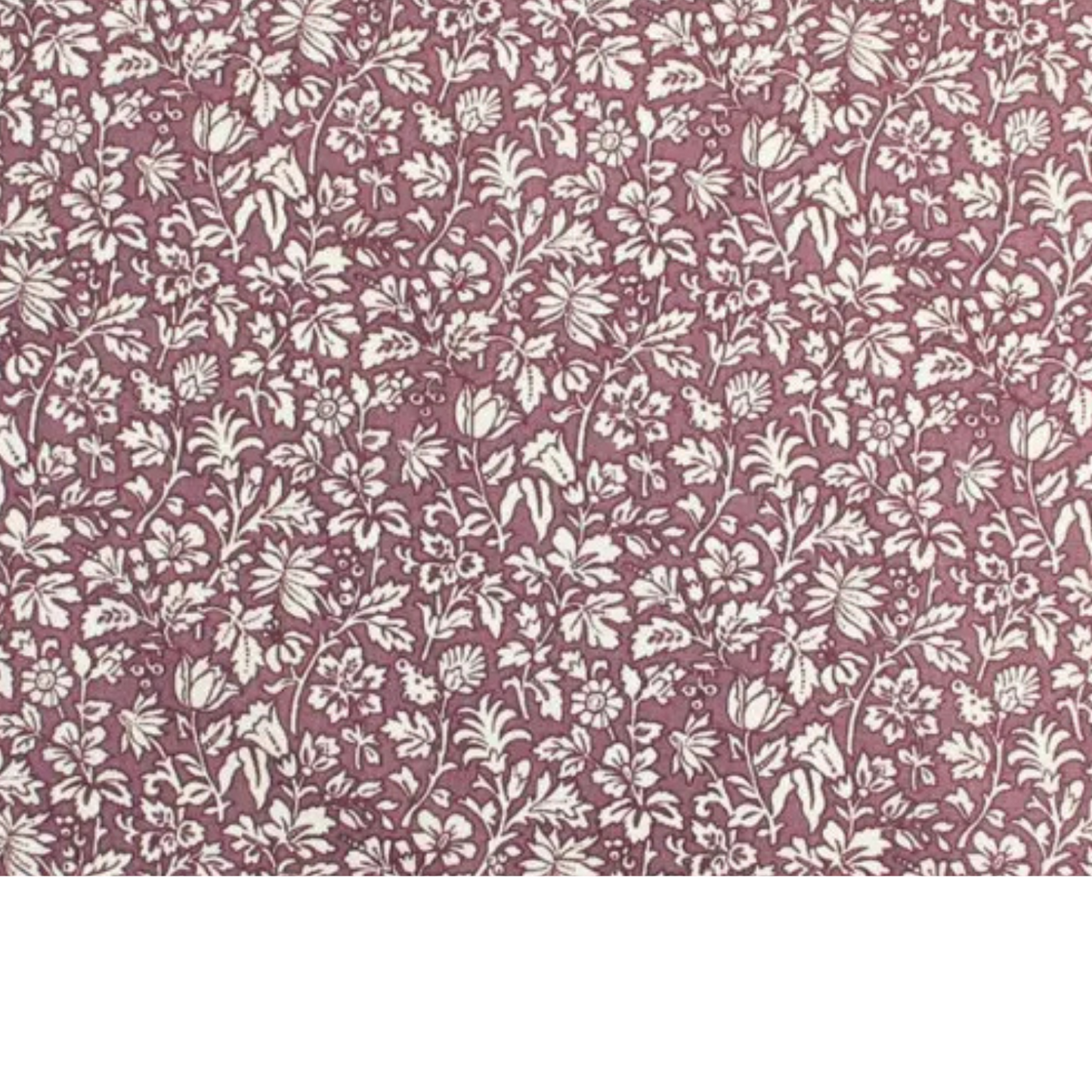 Coupon 45x45cm - Tissu coton Motif fleurs violet