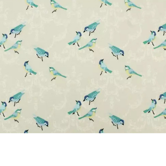 Coupon 45x45cm - Tissu coton Motif oiseaux