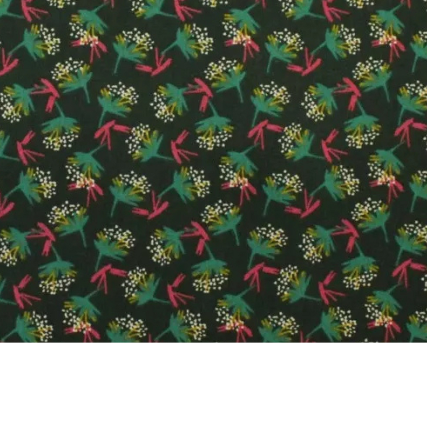 Coupon 50x50cm - Tissu coton Motif fleurs