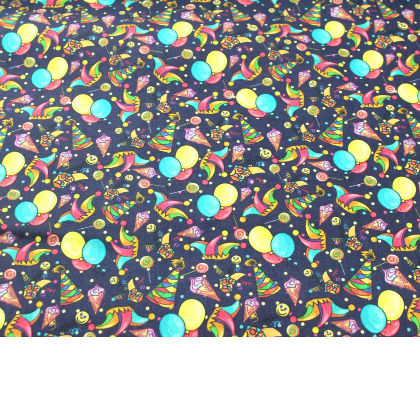 Coupon 45x45cm - Tissu coton Motif fiesta