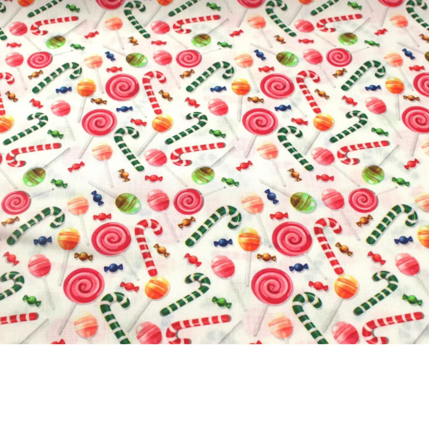 Coupon 45x45cm - Tissu coton Motif bonbons