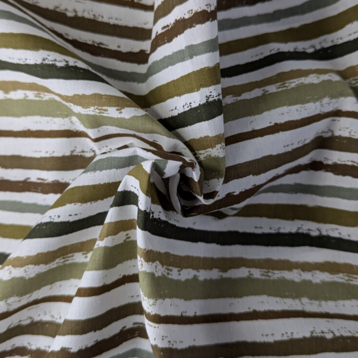 Coupon 45x45cm - Tissu coton Motif rayures