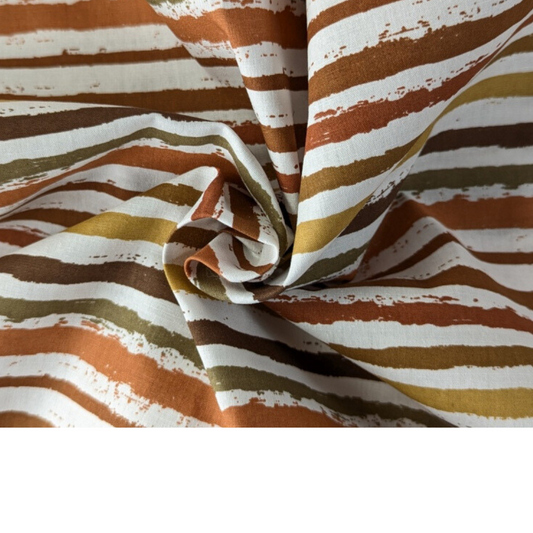 Coupon 45x45cm - Tissu coton Motif rayures