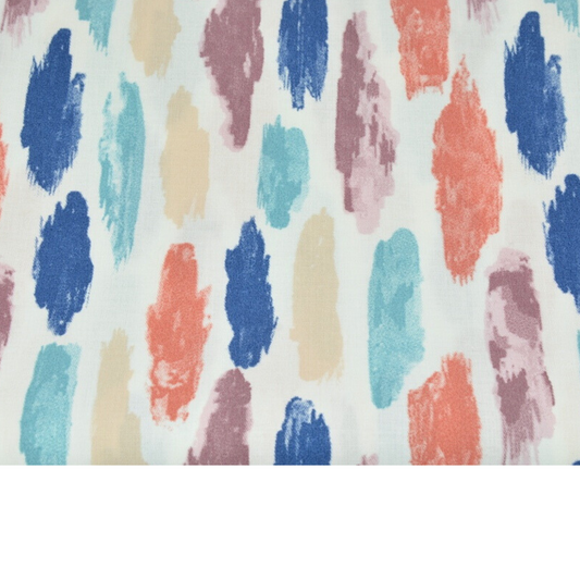 Coupon 45x45cm - Tissu coton Motifs colorés