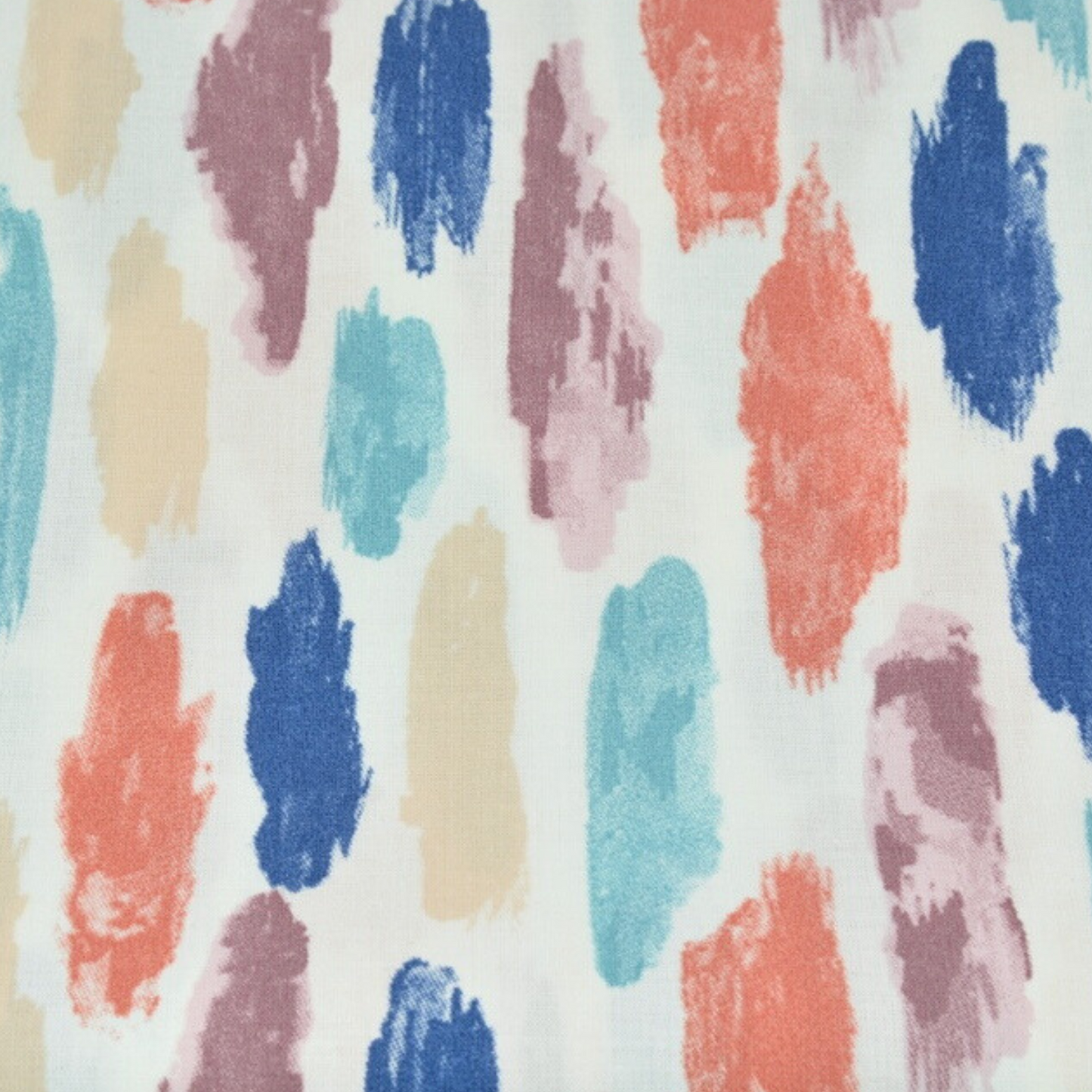 Coupon 45x45cm - Tissu coton Motifs colorés