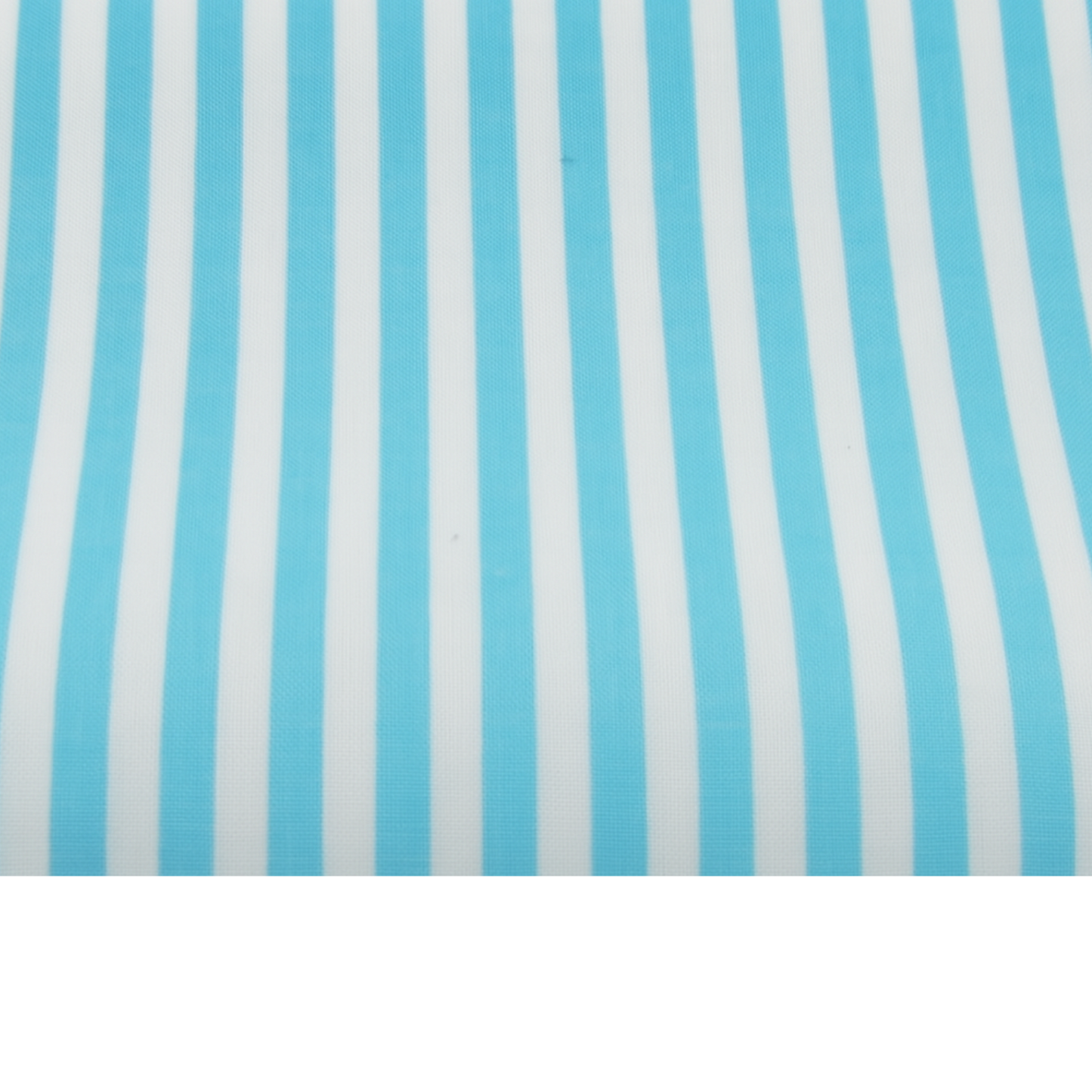 Coupon 45x45cm - Tissu coton Motifs rayures turquoise