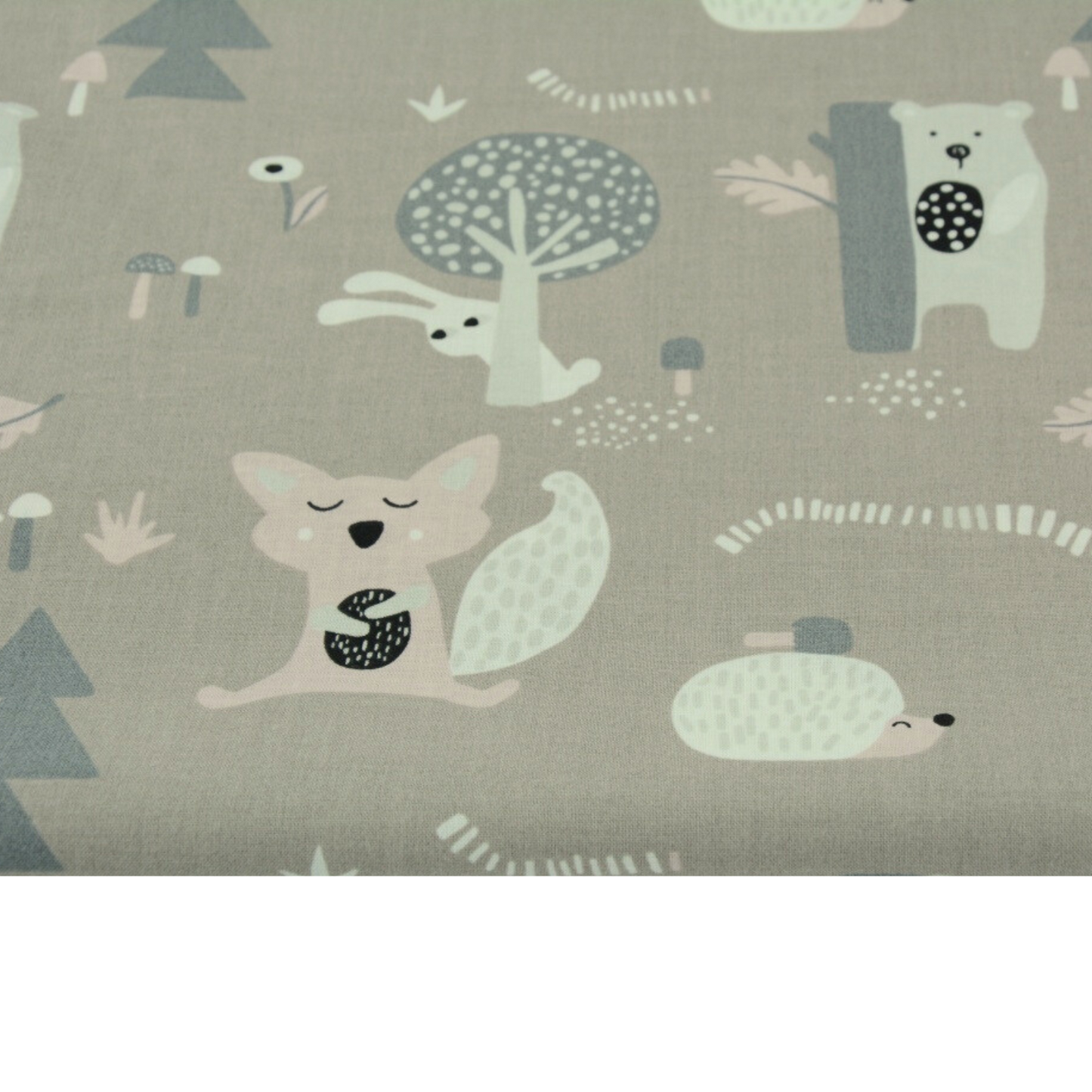 Coupon 45x45cm - Tissu coton Motif animaux