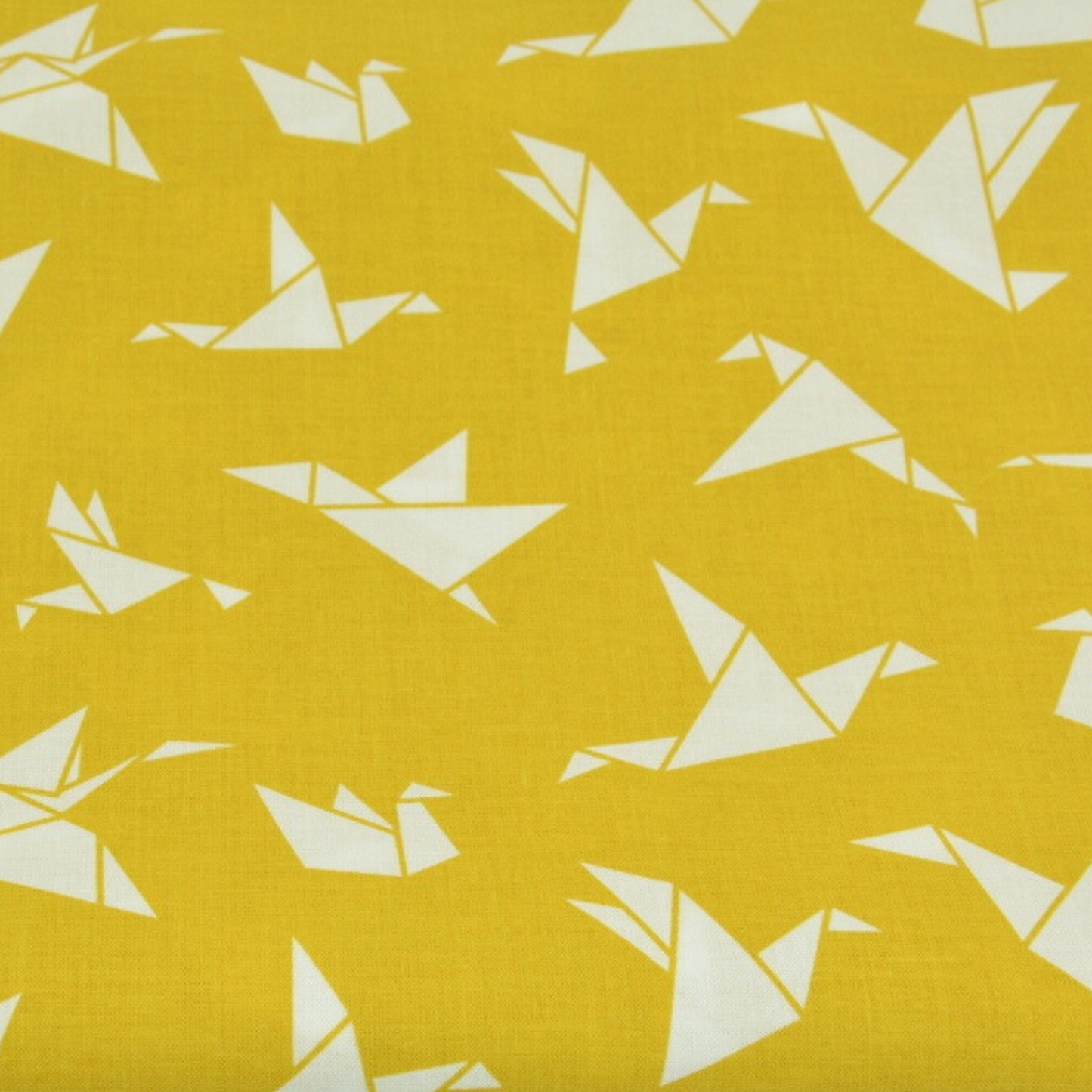 Coupon 45x45cm - Tissu coton Motif oiseaux origami