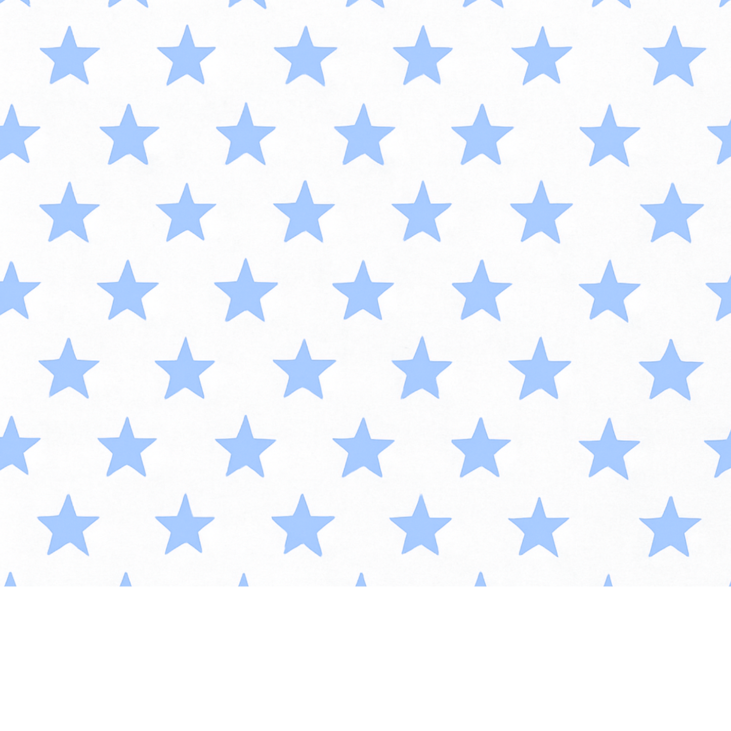 Coupon 45x45cm - Tissu coton Motif étoiles bleu 25mm