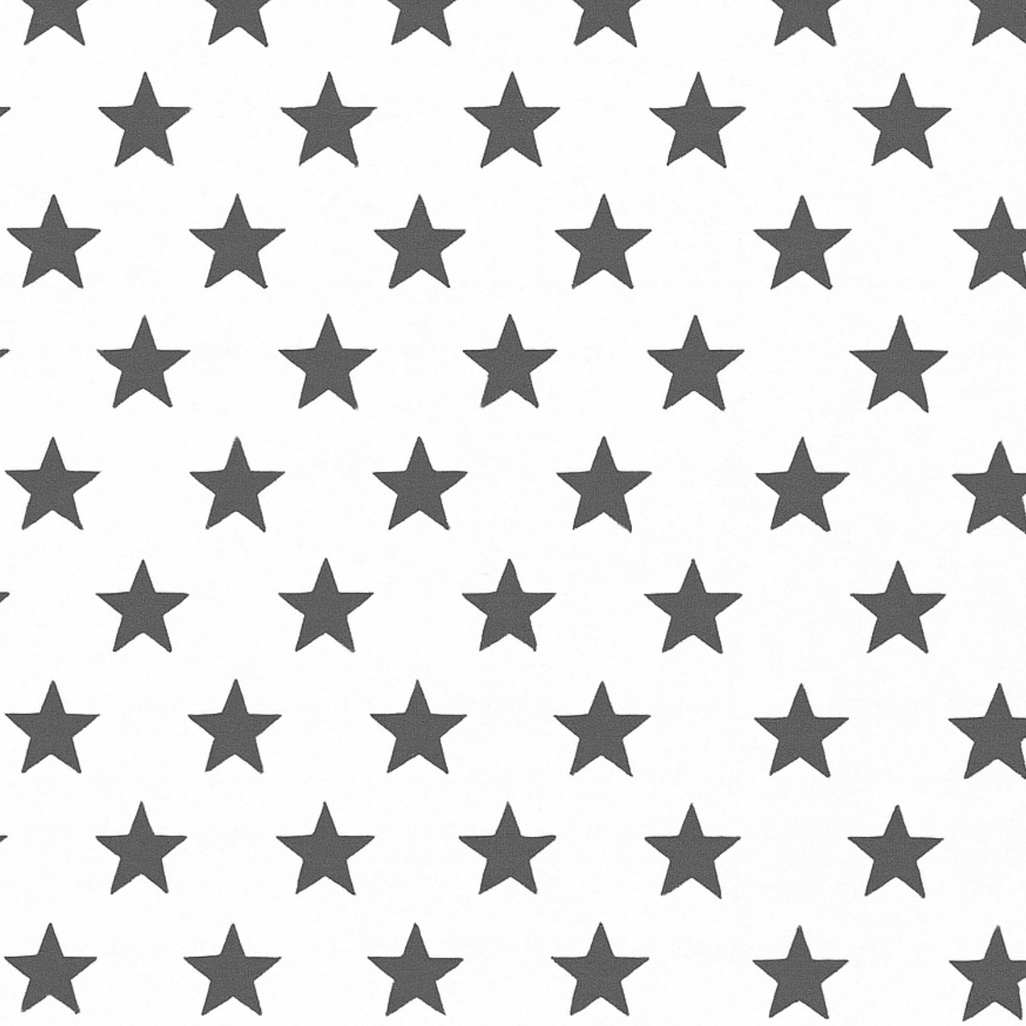 Coupon 45x45cm - Tissu coton Motif étoiles gris foncé 25mm