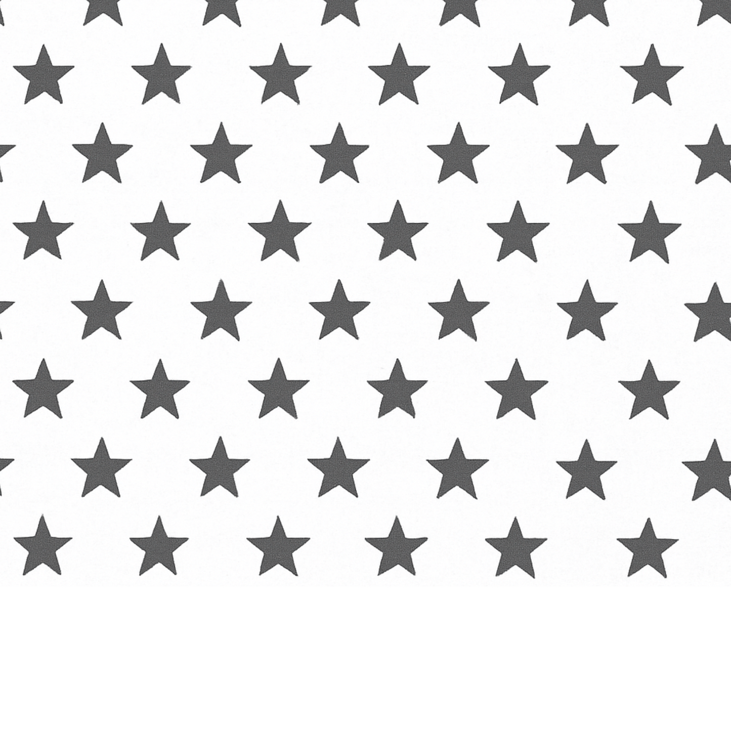 Coupon 45x45cm - Tissu coton Motif étoiles gris foncé 25mm