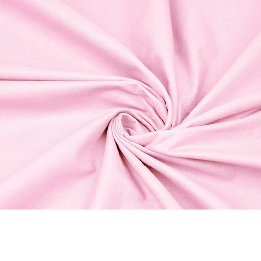 Coupon 50x50cm - Tissu coton rose uni