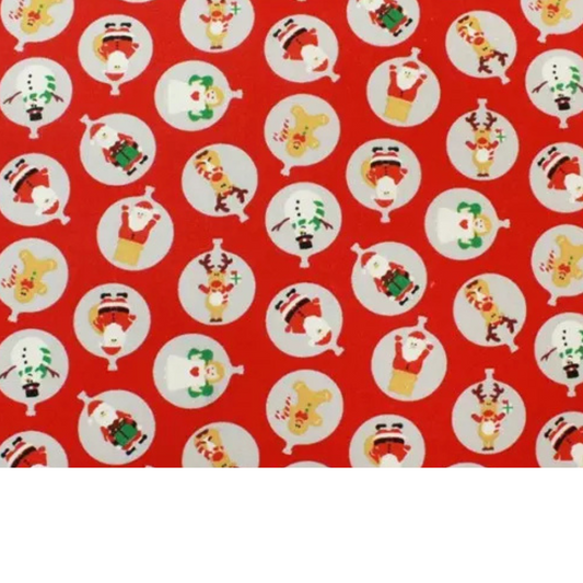 Coupon 45x45cm - Tissu coton Motif Noël