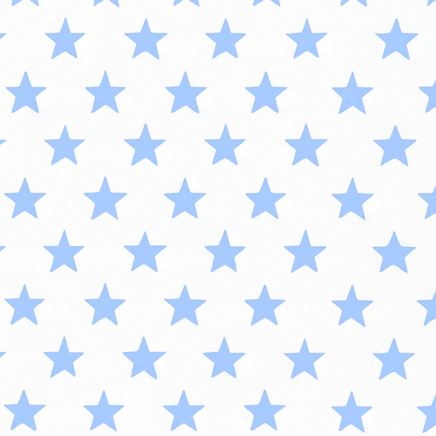 Coupon 45x45cm - Tissu coton Motif étoiles bleu 25mm