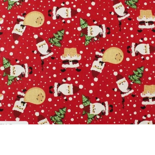 Coupon 45x45cm - Tissu coton Motif Noël