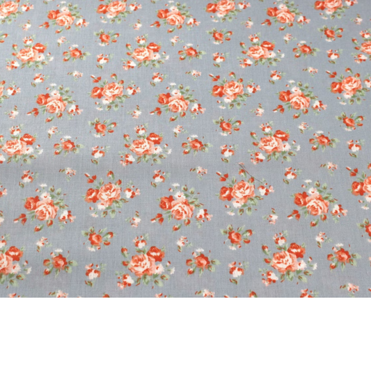 Coupon 45x45cm - Tissu coton Motifs fleurs