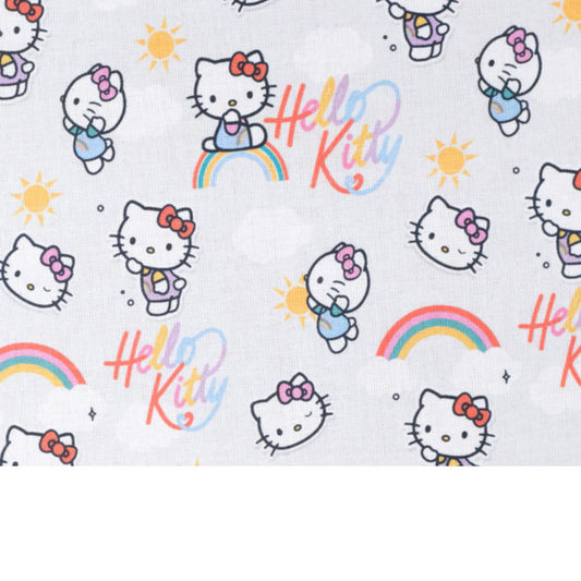Coupon 45x45cm - Tissu coton Motif hello kitty