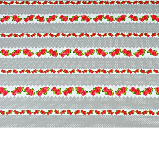 Coupon 50x50cm - Tissu coton Motif fleurs