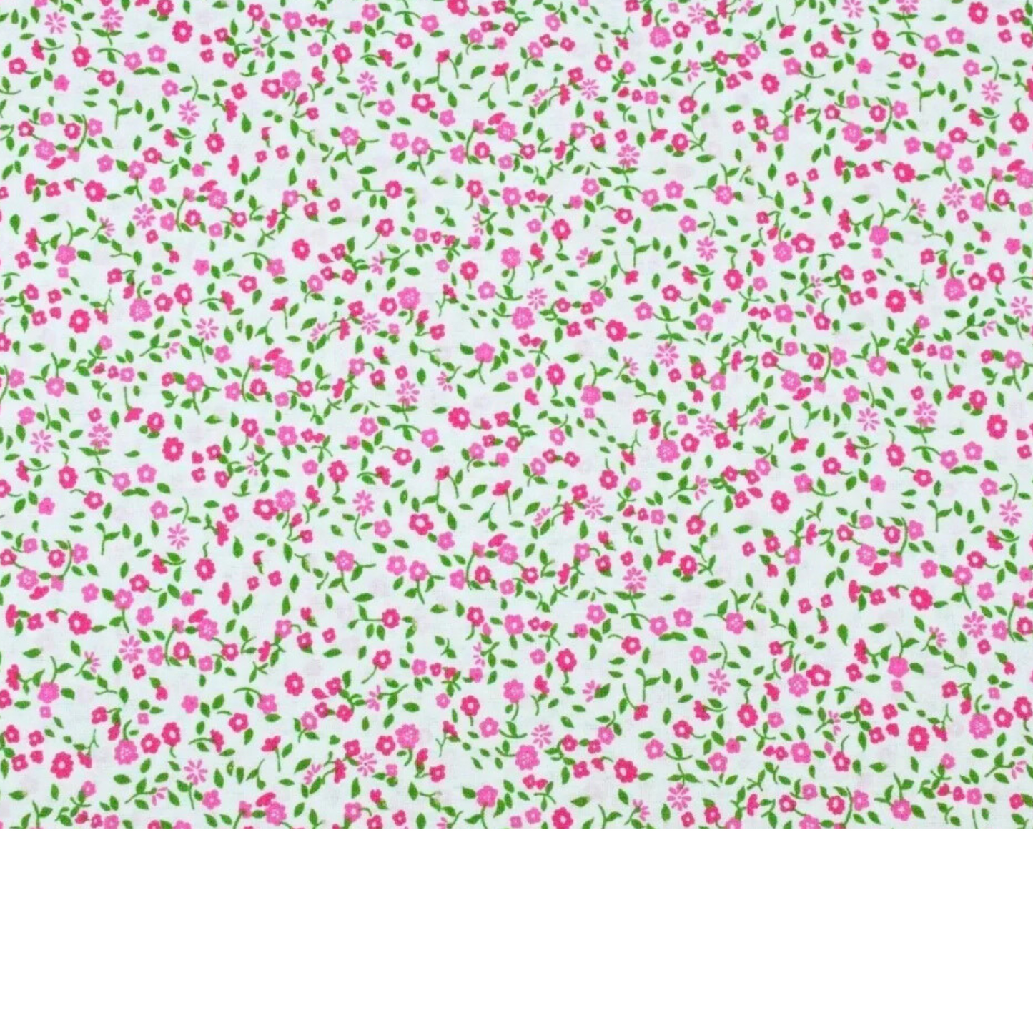 Coupon 50x50cm - Tissu coton Motif fleurs