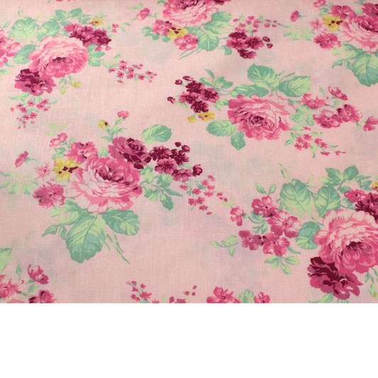 Coupon 45x45cm - Tissu coton Motif fleurs