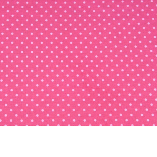 Coupon 50x50cm - Tissu coton Motif pois de 4mm fushia