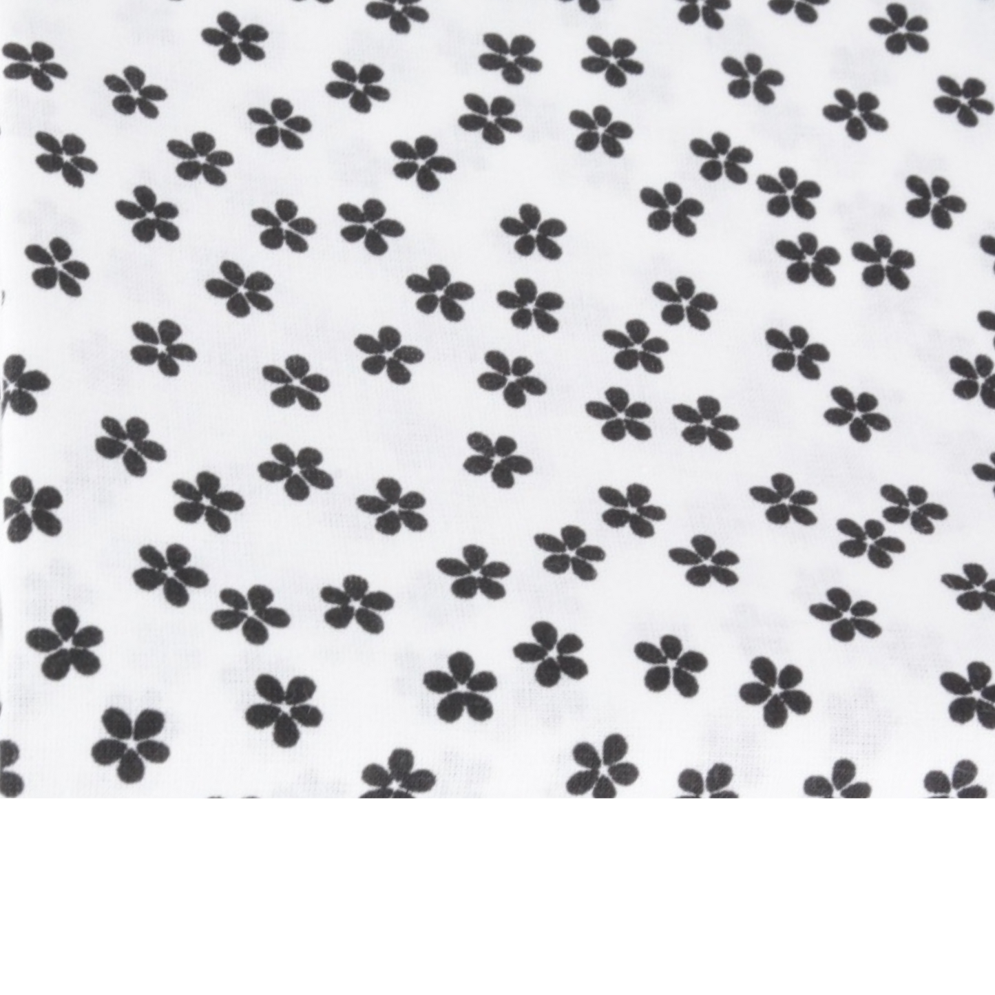 Coupon 45x45cm - Tissu coton Motif fleurs