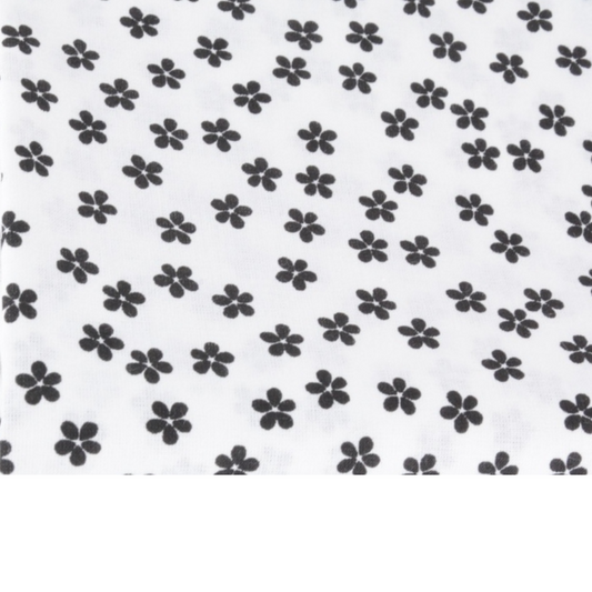 Coupon 45x45cm - Tissu coton Motif fleurs