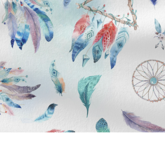 Coupon 50x50cm - Tissu coton Motif attrapes-rêves