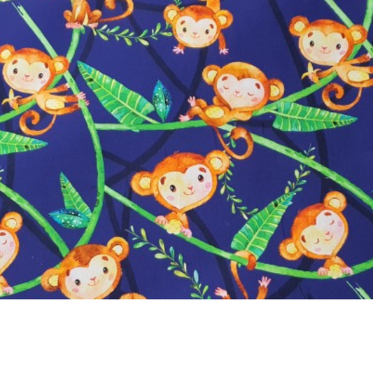 Coupon 50x50cm - Tissu coton Motif animaux