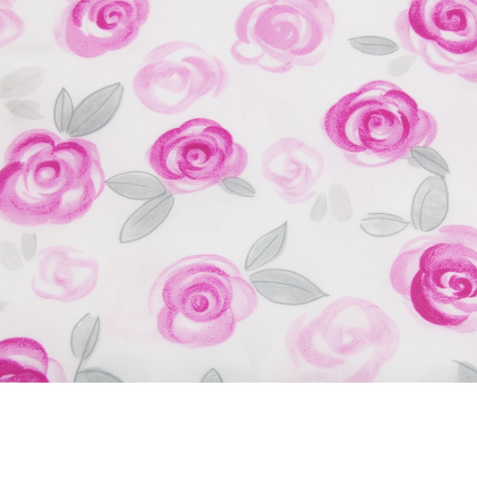 Coupon 45x45cm - Tissu coton Motif fleurs