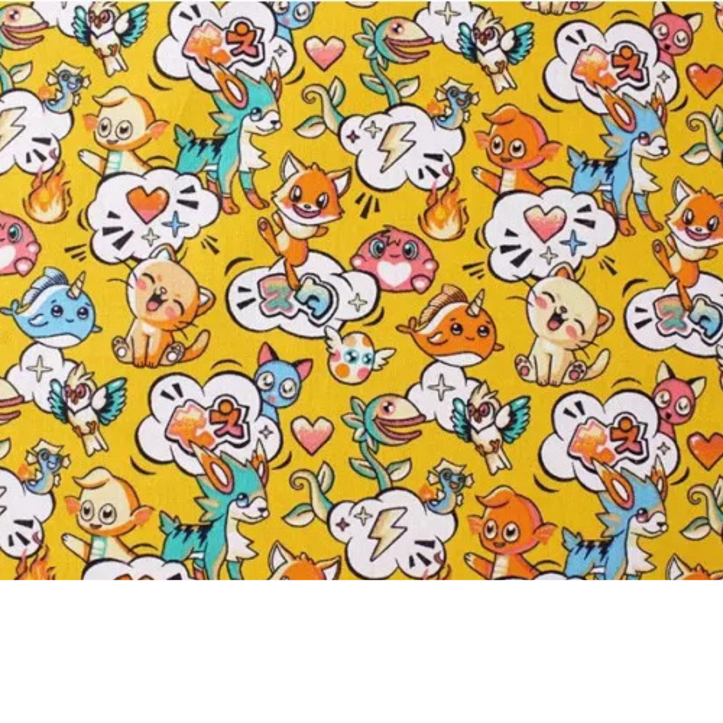 Coupon 50x50cm - Tissu coton Motif animaux